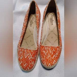 Lucky Brand Tomlinn Canvas Espadrille Wedge